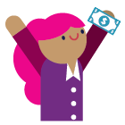 Hands Up Betsy with Dollar